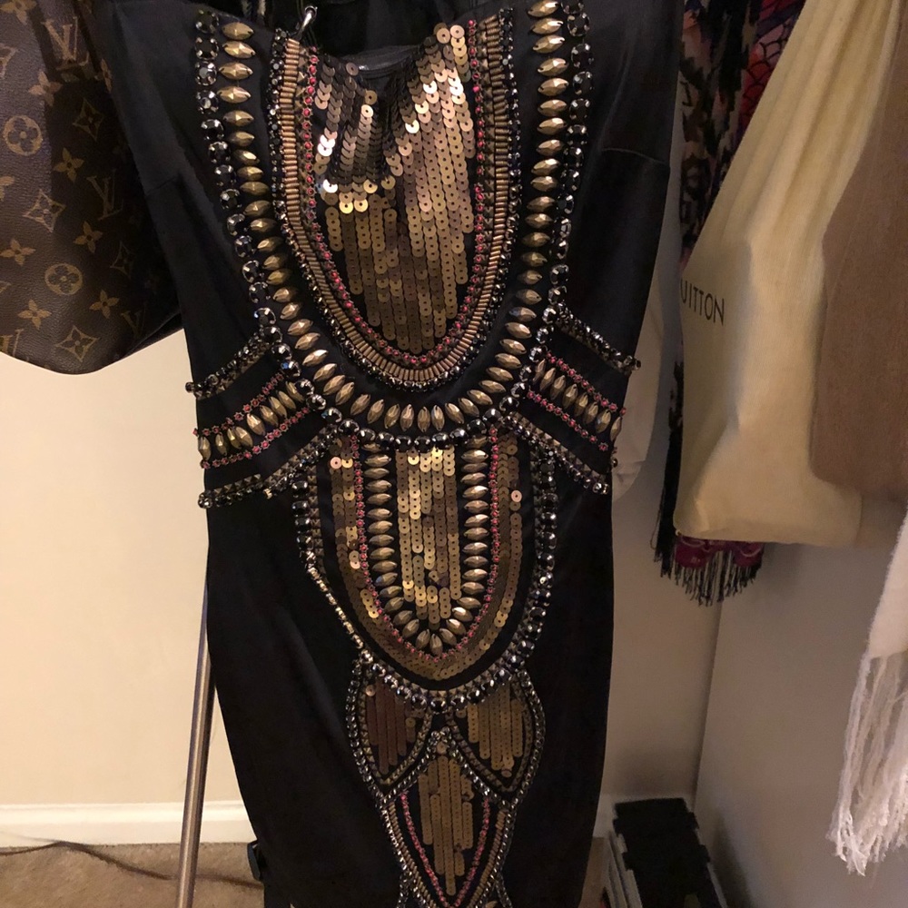Bebe bids dress strapless